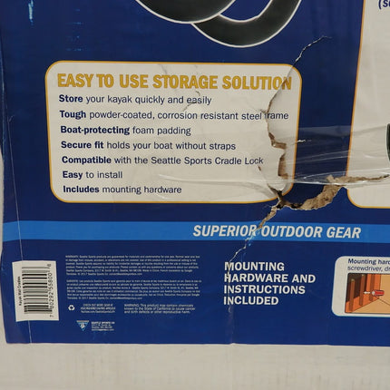 Seattle Sports Kayak Wall Cradle Hooks