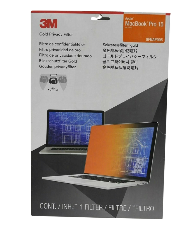 3M Gold Privacy Filter for 15" Apple MacBook Pro