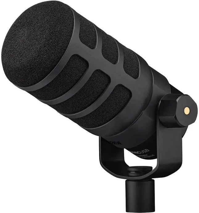 RØDE - PodMic USB - Versatile Dynamic Broadcast Microphone - Black