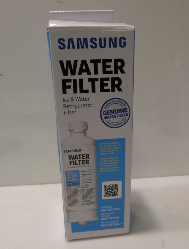 SAMSUNG Genuine Filter for Refrigerator Water and Ice, Carbon Block Filtration