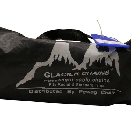 Glacier Chains Glacier 1038 Passenger Cable Tire Chain - Set of 2