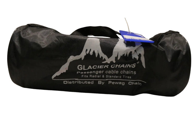 Glacier Chains Glacier 1038 Passenger Cable Tire Chain - Set of 2