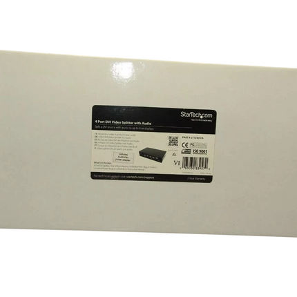 StarTech ST124DVIA 4 Port DVI Video Splitter with Audio