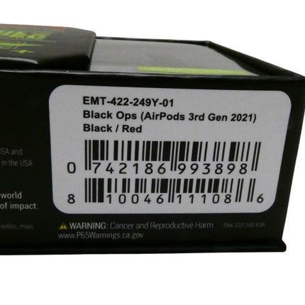 Element Case Black Ops for AirPods 3rd Gen 2021 - Black/Red