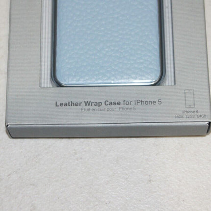 Adopted Leather Wrap Case for iPhone 5 - Moonlight/Silver