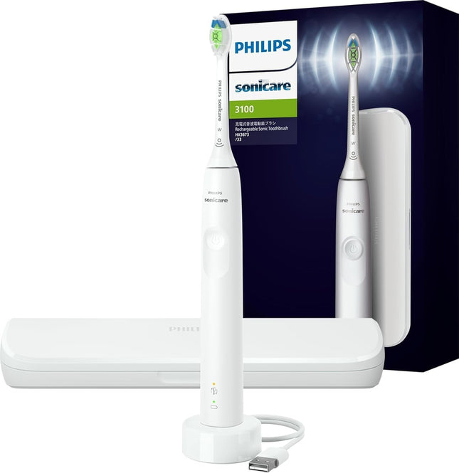 Philips Sonicare 3100 Sonic Lightweight Electric Toothbrush with Pressure Sensor