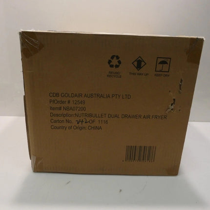 Nutribullet Twin Drawer Air Fryer NBA07200