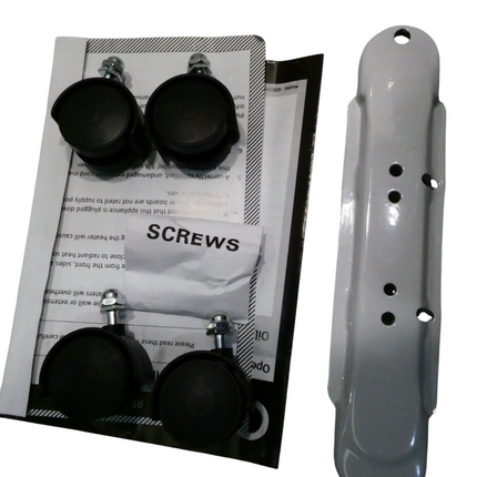 Goldair 1900W 7 Fin Dual Tech Oil Column Heater with 3 Heat Settings, 24-Hour Ti