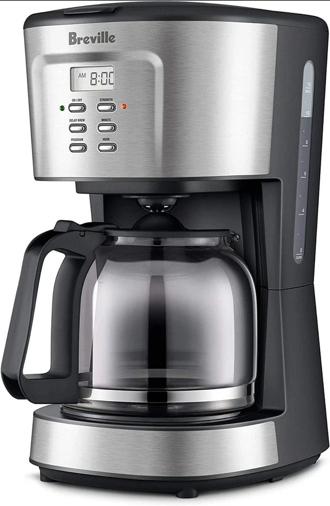 Breville the Aroma Style Electric Drip Coffee Maker, Brushed Stainless Steel, LC