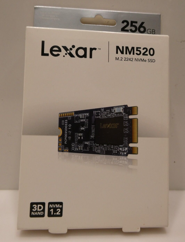Lexar 256GB NM520 M.2 2242 NVMe SSD
