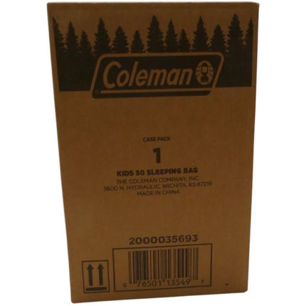 Coleman Kids 50°F Cool-Weather Sleeping Bag - Pink