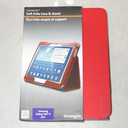 Kensington Comercio Soft Folio Case & Stand for Galaxy Tab 3,10.1'' - Red
