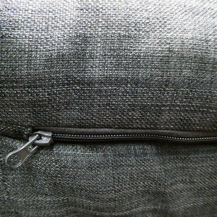 Furhaven Pet Dog Bed Orthopedic Plush Luxe Faux Fur and Performance Linen - M