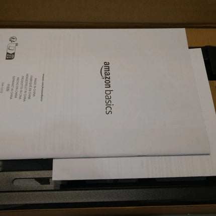 Amazon Basics Low Profile TV Wall Mount with Horizontal Post Installation Leveli