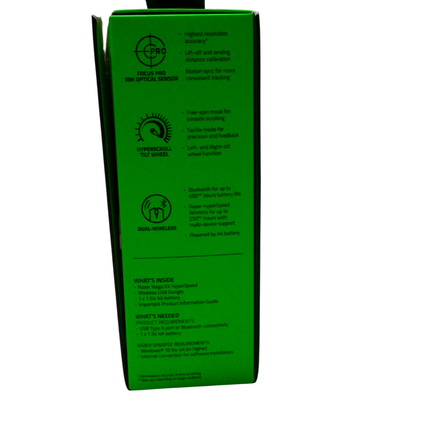 Razer Naga V2 HyperSpeed - Ergonomic Wireless MMO Gaming Mouse with 19 Programma