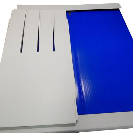 Classroom Keepers Poster & Roll Storage, Blue, 24"H x 12-1/4"W x 12-1/4"D