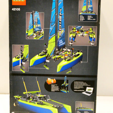 LEGO Technic Catamaran 42105 Model Sailboat Building Kit (404 Pieces)