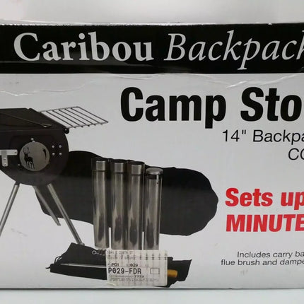 US Stove CCS14 Caribou Backpacker Portable Camp Stove - 14 Inch, Black, Small