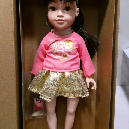 Journey Girls 18-Inch Callie Hand Painted Doll with Brown Hair and Brown Eyes, K