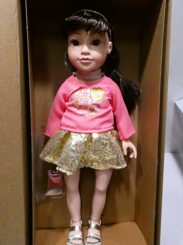 Journey Girls 18-Inch Callie Hand Painted Doll with Brown Hair and Brown Eyes, K