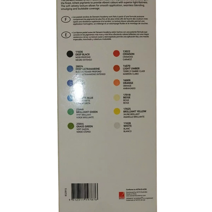 Derwent R32915 Academy Soft Pastels (Set of 12)