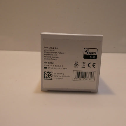 Fibaro The Button Panic Button Wireless Alarm