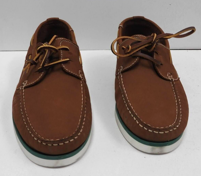 Brando Men's Lace-Up Flats Shoes, Cognac, 40 EU