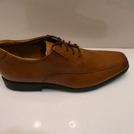 Clarks Men's Tilden Walk Oxford, Dark Tan Leather, 11 US