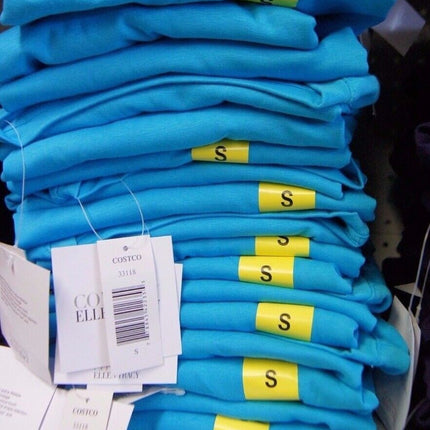 27 x Ellen Tracy Woman's Full T-Shirt Teal T-Shirt Size - S