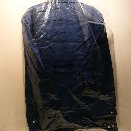 Nautica Men’s Solid Linen Long Sleeve Shirt, Lapis Blue, Small