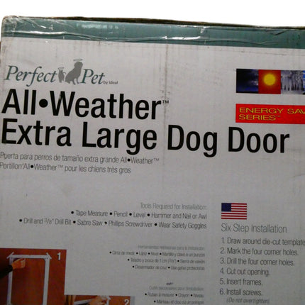 Perfect Pet the All-Weather Energy Efficient Dog Door, Extra Large, 9.75" X 17"