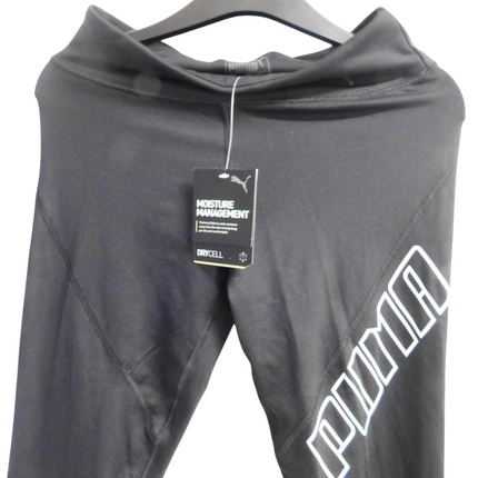 PUMA Women's Yogini Logo 7/8 Tight, Puma Black, Size - S