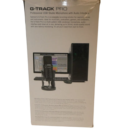 Samson Technologies G-Track Pro Professional USB Microphone with Audio Interface
