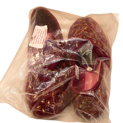 Dunlop Bluebell Slipper Burgundy Size 4