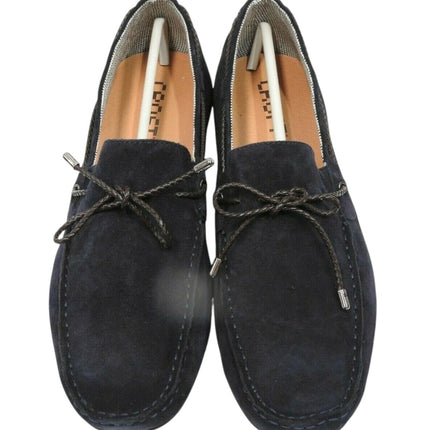 CROFT Men's Perry Flat Loafers, Midnight Suede, EU 45, US 12