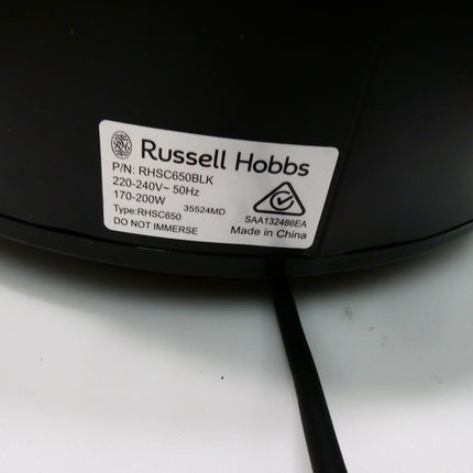 Russell Hobbs 6L Searing Slow Cooker, RHSC650BLK, Digital 3 Heat Settings and Ti