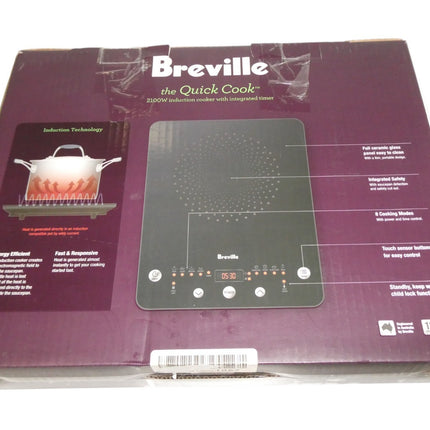 Breville LIC400BLK 29cm the Quick Cook Induction Cooktop
