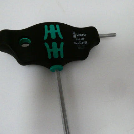 Wera 05023334001 454 HF T-handle hexagon screwdriver Hex-Plus with holding funct