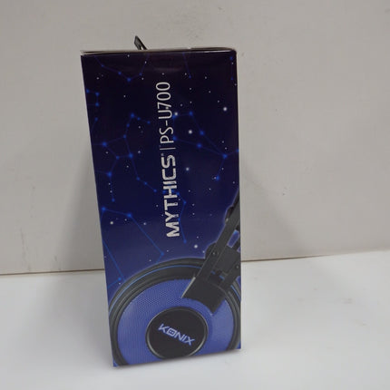 Konix PS-700 Gaming Over-ear headset Corded 7.1 Surround Black, Blue V
