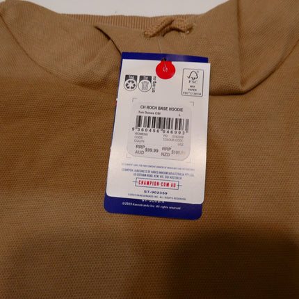 Champion Women's Rochester Base Hoodie, Tan Dunes, Large