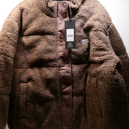 Lee Women's Tara Teddy Puffer, Dune, Size - 12
