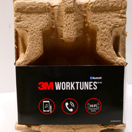 3M Worktunes Ear Muffs, Connect Gel Ear Cushions Hearing Protector w/ Bluetooth