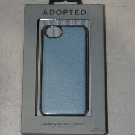 Adopted Leather Wrap Case for iPhone 5 - Moonlight/Silver