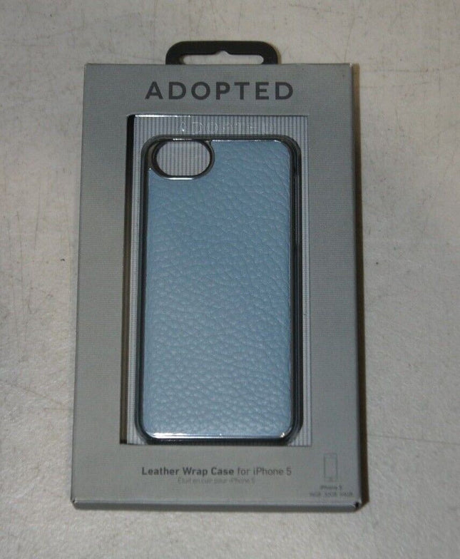 Adopted Leather Wrap Case for iPhone 5 - Moonlight/Silver