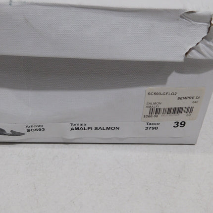 Sempre Di Women’s Tomaia Amalfi Salmon, Tacco, Size - 39