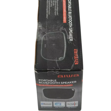 AIWA Soulmate (Black) ABT-110 Portable Bluetooth Speaker with Built-in Mic & TWS