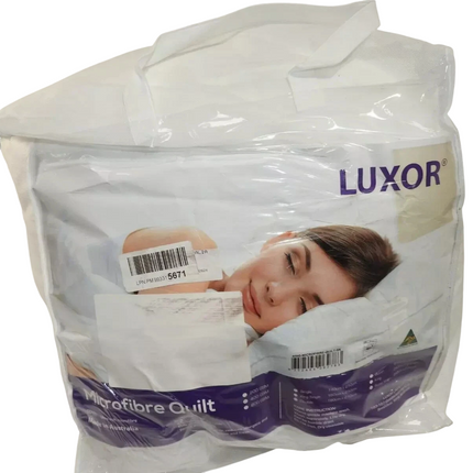 Luxor Microfibre Quilt Size Super King 240cm x 270cm