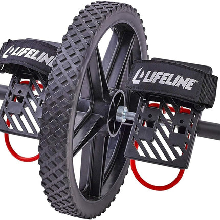 Lifeline Fitness Power Wheel Full Body Workout Ab Roller, Functional Full Body A