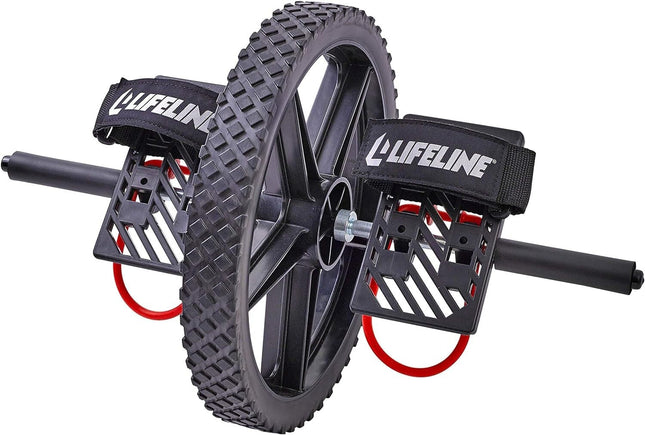 Lifeline Fitness Power Wheel Full Body Workout Ab Roller, Functional Full Body A