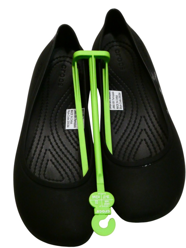 Crocs Women's Brooklyn Flat, Black, US 6